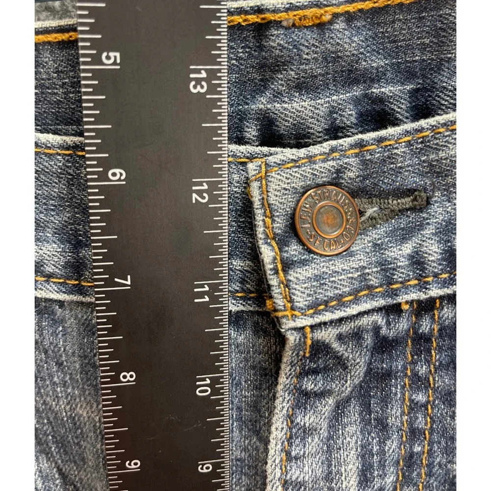 Levi's 505 Mens‎ W40 L30 Regular Fit Blue Denim Jeans
